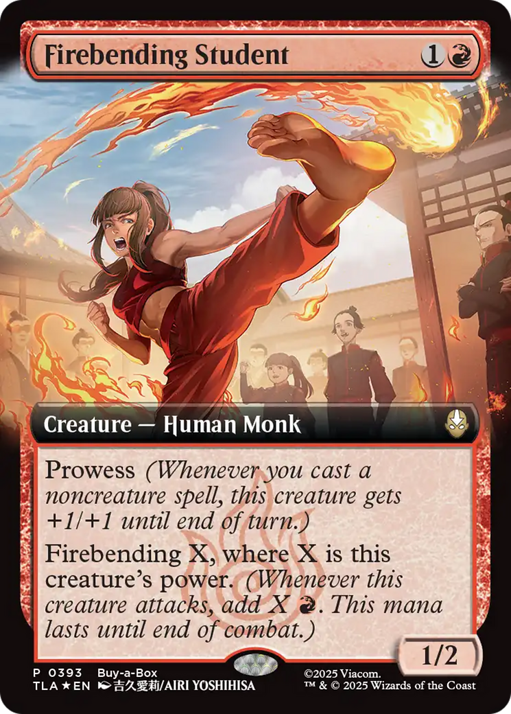 Firebending Student (Extended Art) [Avatar: The Last Airbender Promos] | PLUS EV GAMES 