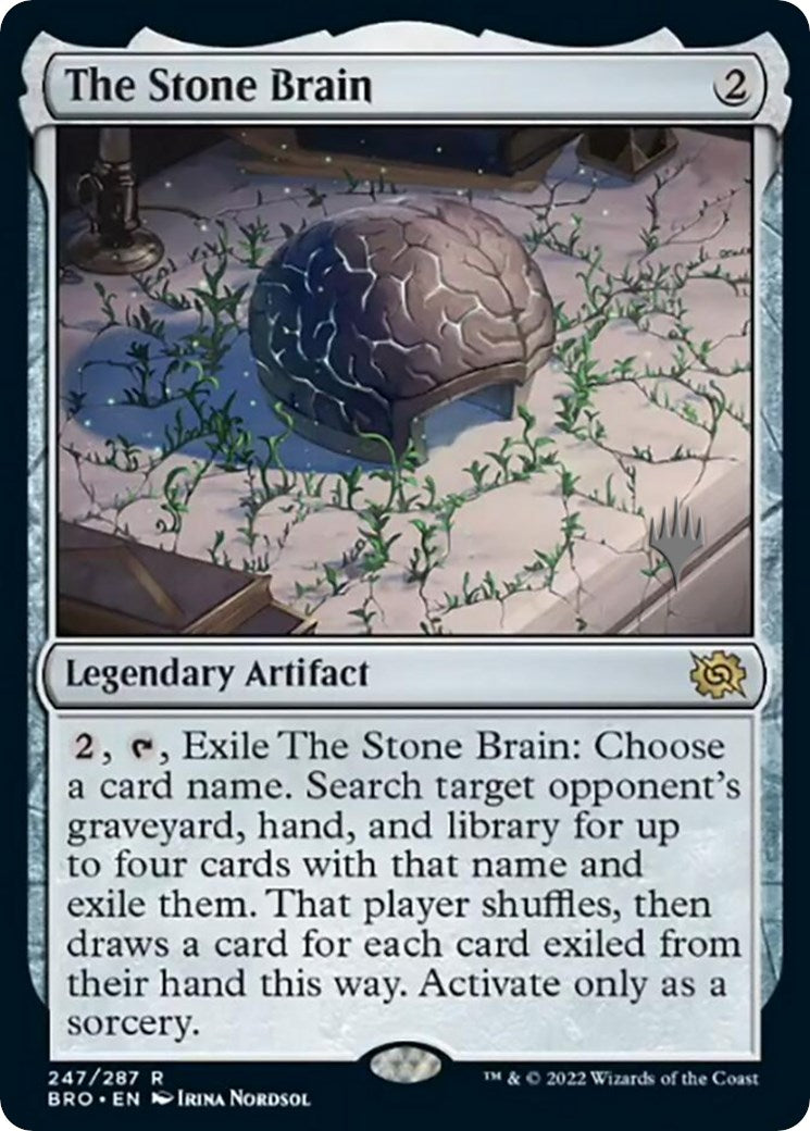 The Stone Brain (Promo Pack) [The Brothers' War Promos] | PLUS EV GAMES 