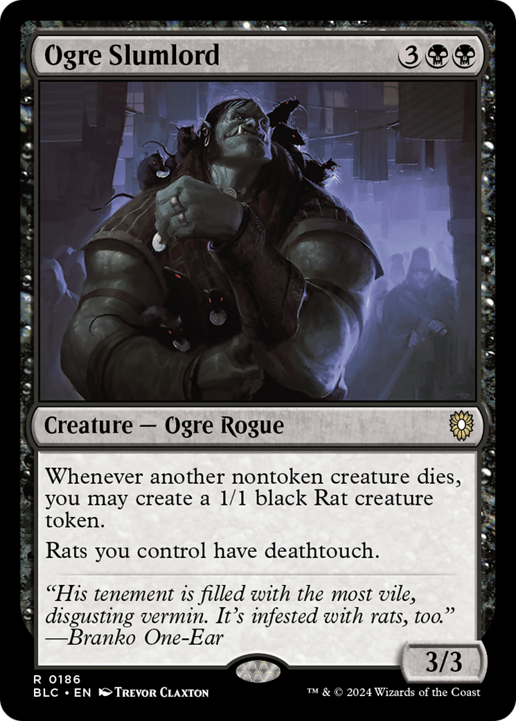 Ogre Slumlord [Bloomburrow Commander] | PLUS EV GAMES 