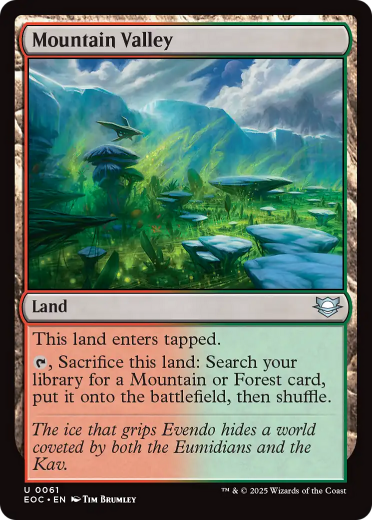 Mountain Valley [Edge of Eternities Commander] | PLUS EV GAMES 