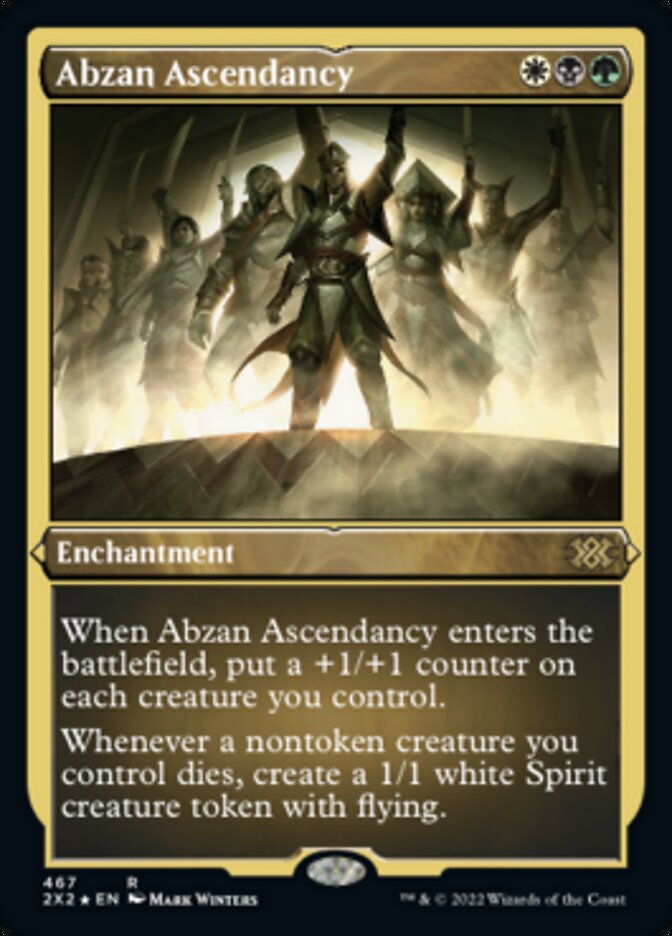 Abzan Ascendancy (Foil Etched) [Double Masters 2022] | PLUS EV GAMES 