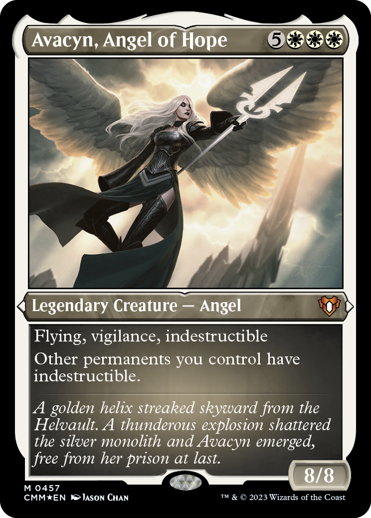 Avacyn, Angel of Hope (Foil Etched) [Commander Masters] | PLUS EV GAMES 