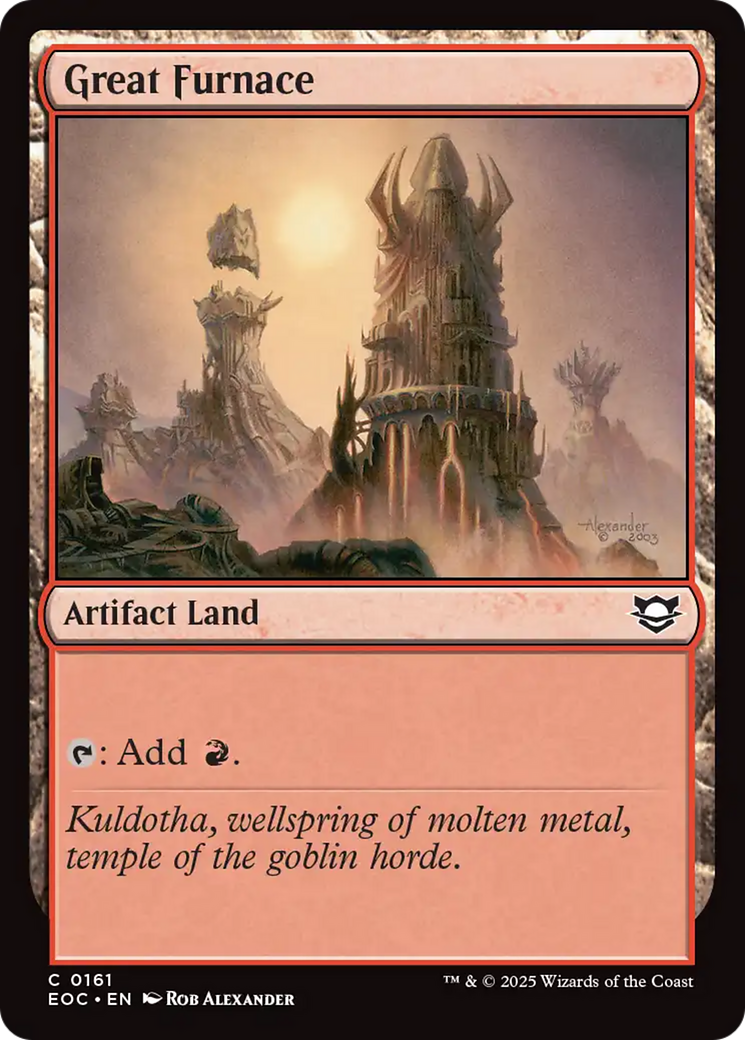 Great Furnace [Edge of Eternities Commander] | PLUS EV GAMES 
