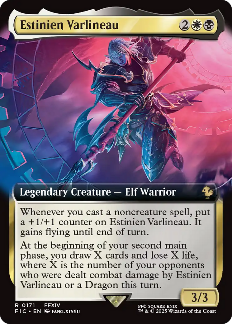 Estinien Varlineau (Extended Art) [FINAL FANTASY Commander] | PLUS EV GAMES 