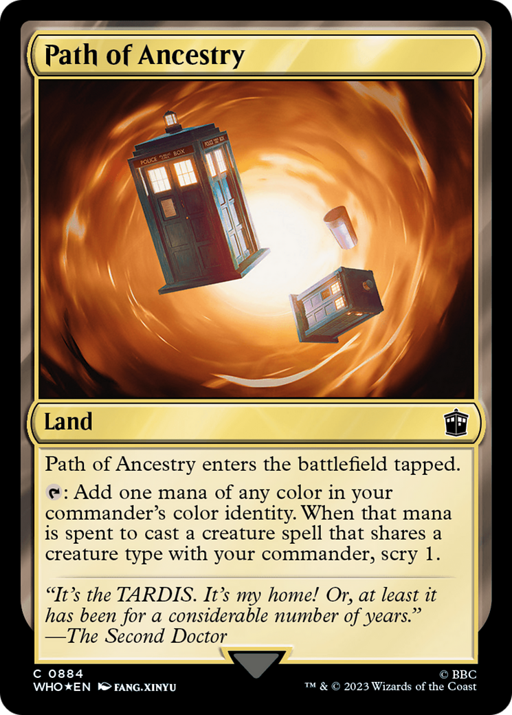 Path of Ancestry (Surge Foil) [Doctor Who] | PLUS EV GAMES 