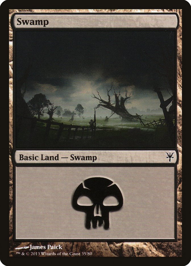 Swamp (35) [Duel Decks: Sorin vs. Tibalt] | PLUS EV GAMES 