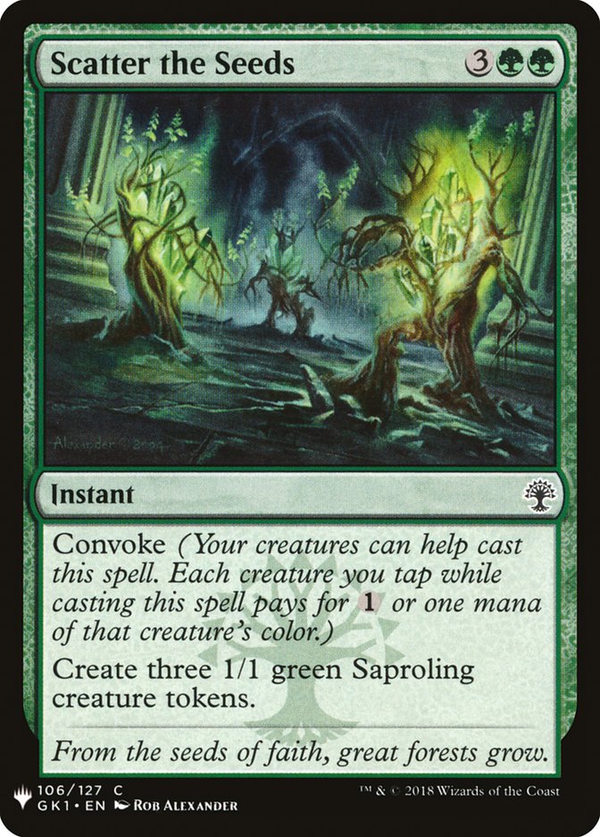Scatter the Seeds [Mystery Booster] | PLUS EV GAMES 