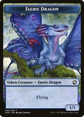 Spider // Faerie Dragon Double-Sided Token [Dungeons & Dragons: Adventures in the Forgotten Realms Tokens] | PLUS EV GAMES 