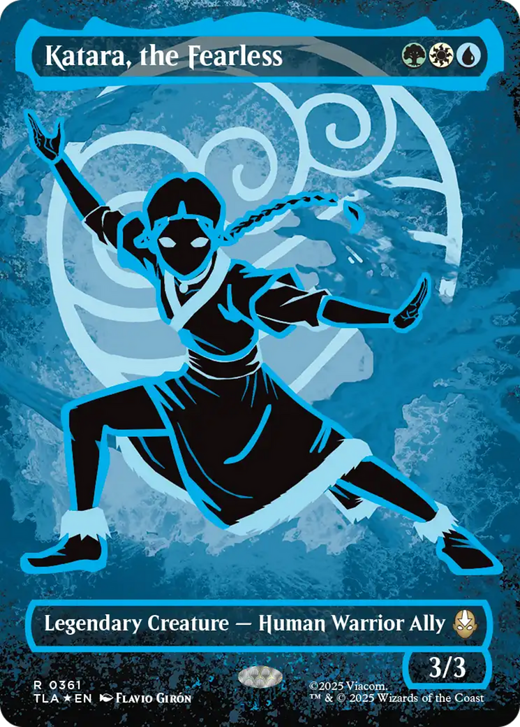 Katara, the Fearless (Borderless Battle Pose) [Avatar: The Last Airbender] | PLUS EV GAMES 