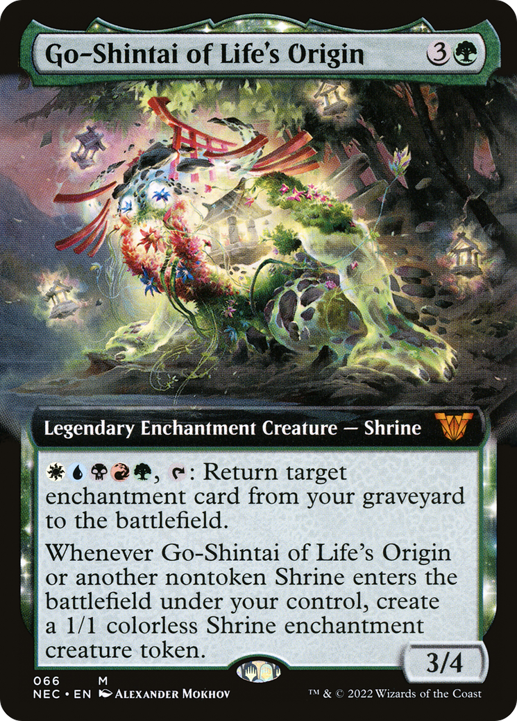 Go-Shintai of Life's Origin (Extended) [Kamigawa: Neon Dynasty Commander]