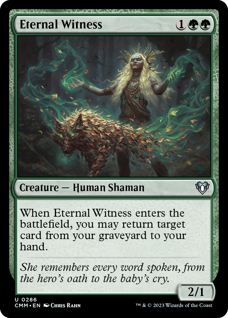 Eternal Witness [Commander Masters] | PLUS EV GAMES 