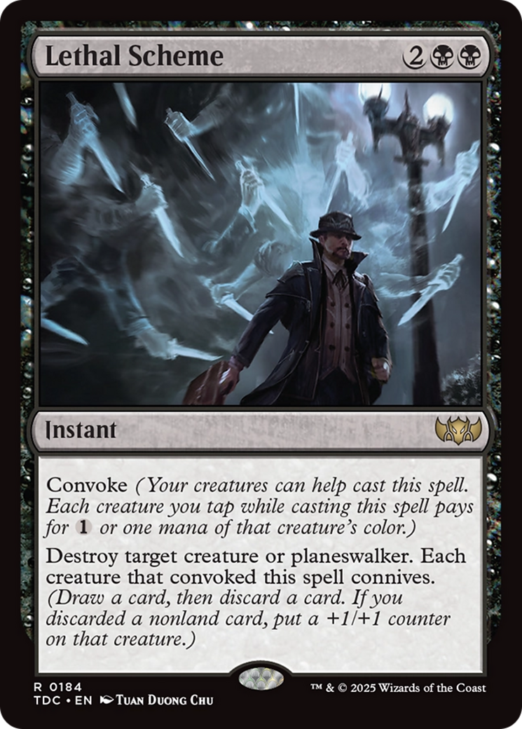 Lethal Scheme [Tarkir: Dragonstorm Commander] | PLUS EV GAMES 