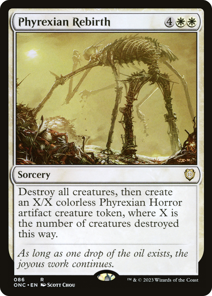 Phyrexian Rebirth [Phyrexia: All Will Be One Commander] | PLUS EV GAMES 