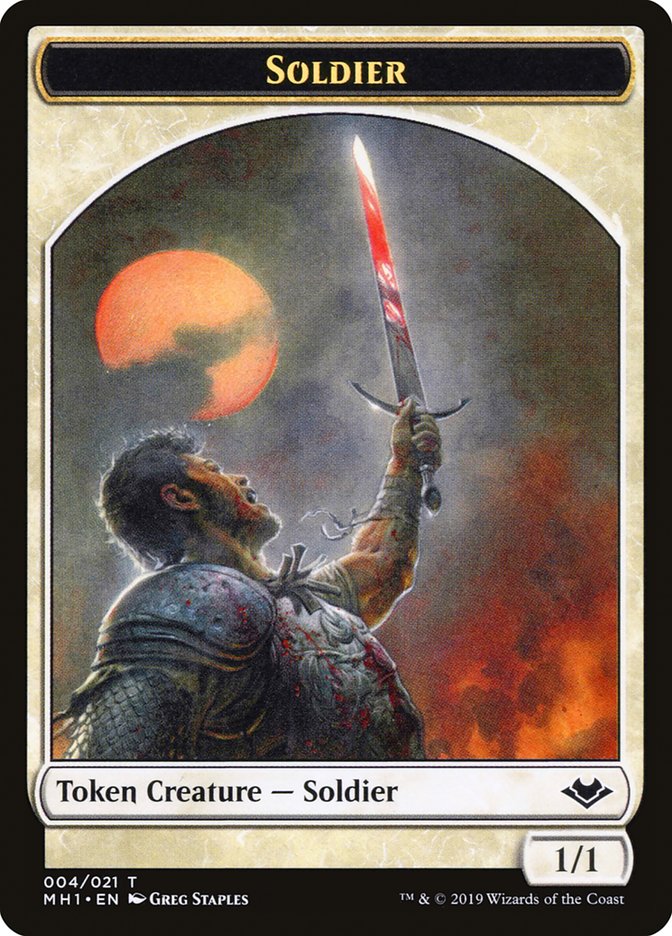 Soldier Token [Modern Horizons Tokens] | PLUS EV GAMES 