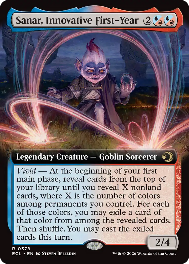 Sanar, Innovative First-Year (Extended Art) [Lorwyn Eclipsed] | PLUS EV GAMES 