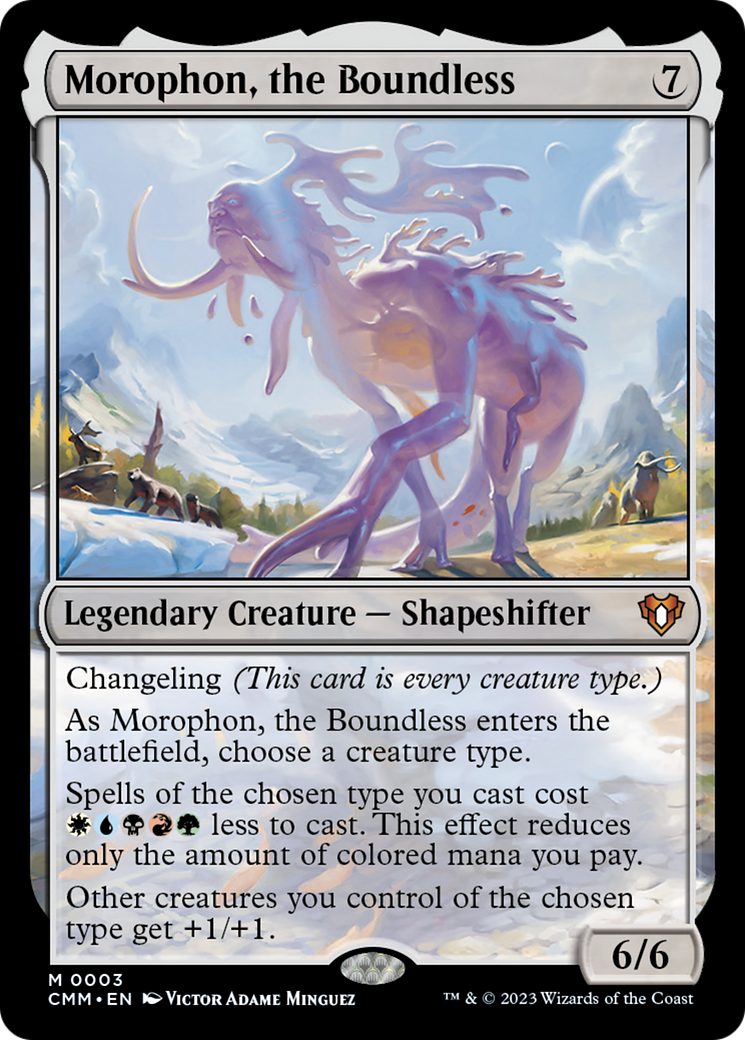 Morophon, the Boundless [Commander Masters] | PLUS EV GAMES 