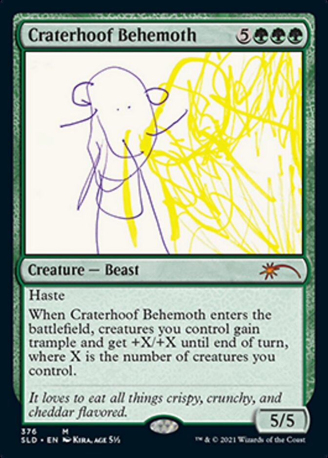 Craterhoof Behemoth (376) [Secret Lair Drop Series] | PLUS EV GAMES 