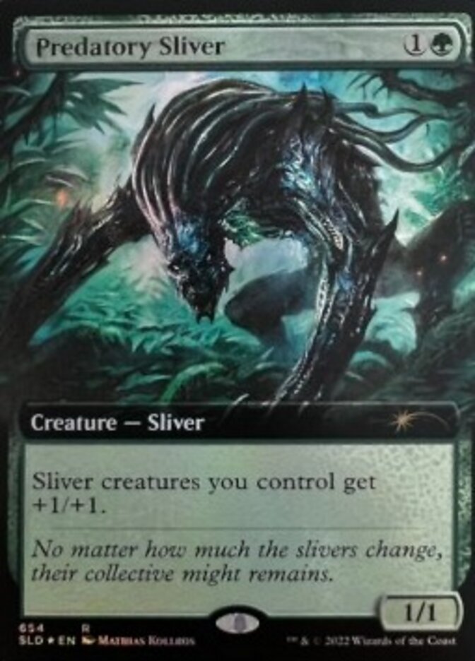 Predatory Sliver (Extended Art) [Secret Lair Drop Promos] | PLUS EV GAMES 