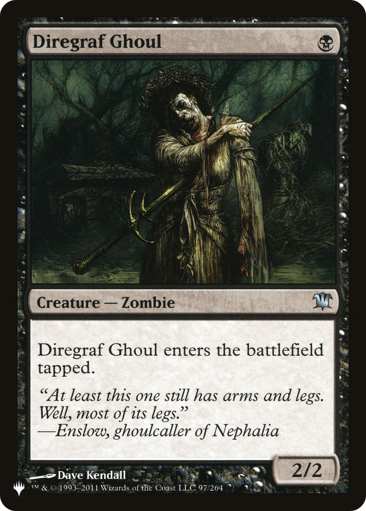 Diregraf Ghoul [The List Reprints] | PLUS EV GAMES 