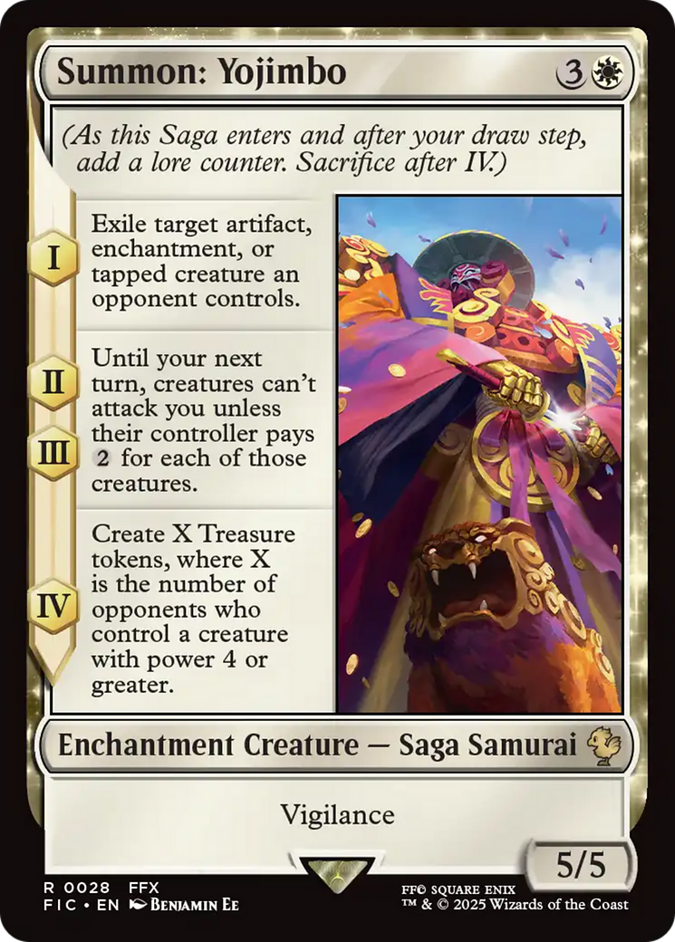 Summon: Yojimbo [FINAL FANTASY Commander] | PLUS EV GAMES 