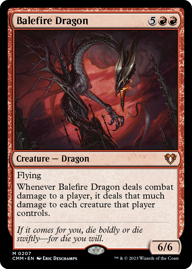 Balefire Dragon [Commander Masters] | PLUS EV GAMES 