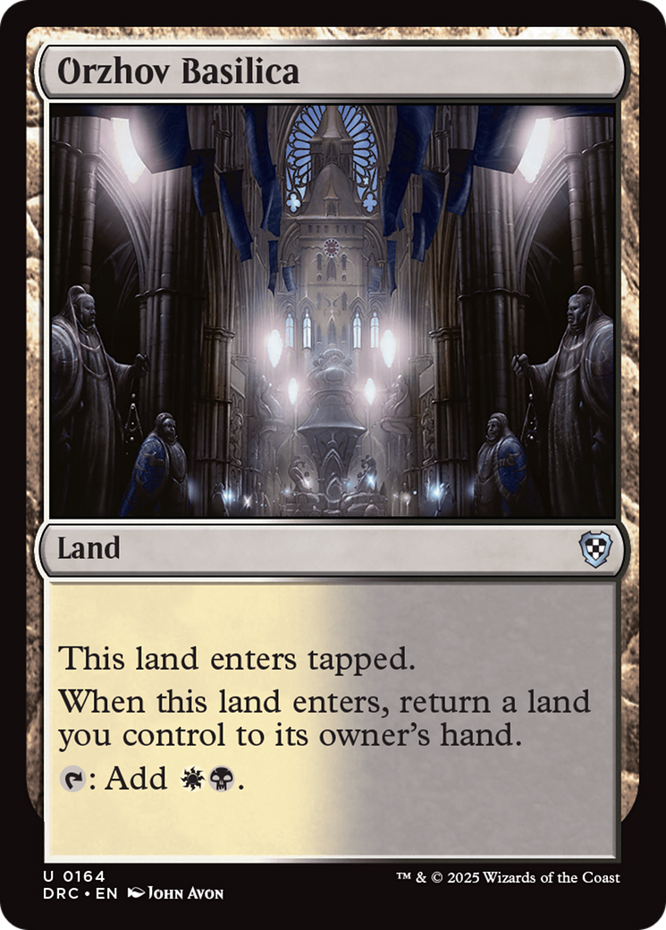 Orzhov Basilica [Aetherdrift Commander] | PLUS EV GAMES 