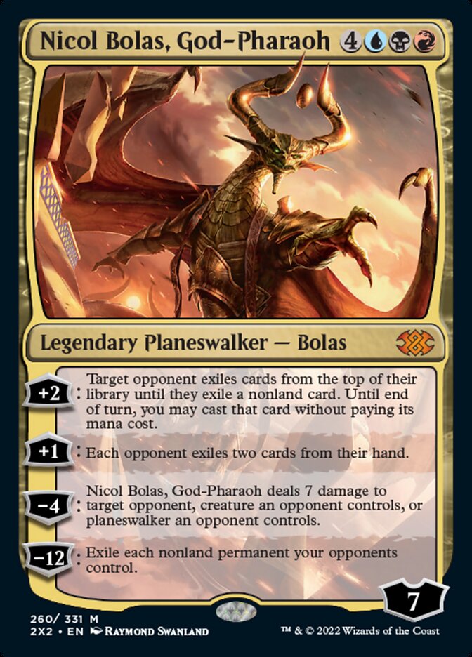 Nicol Bolas, God-Pharaoh [Double Masters 2022] | PLUS EV GAMES 