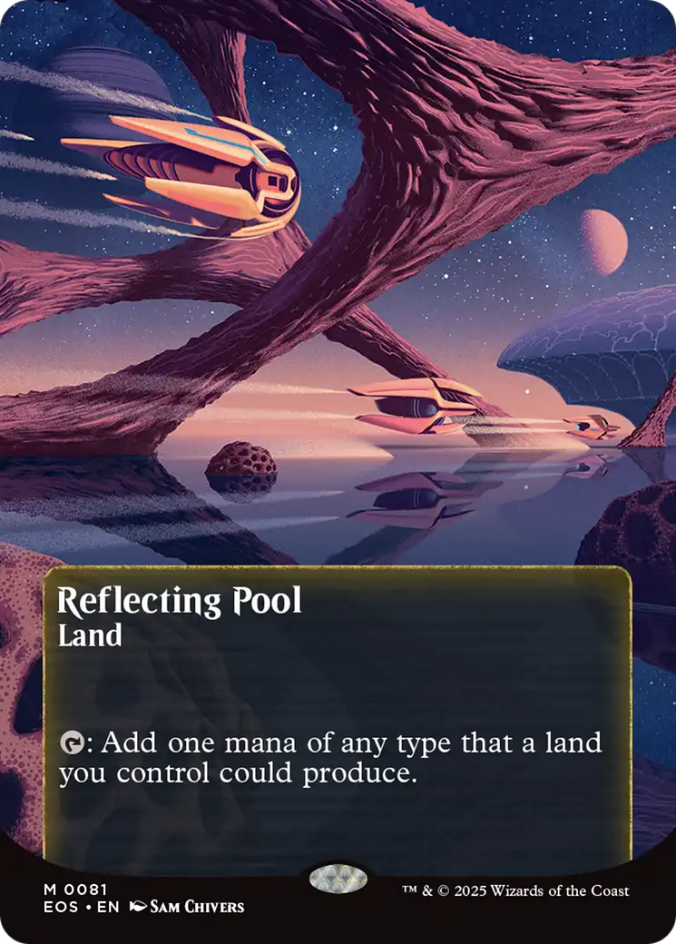 Reflecting Pool (0081) (Borderless) [Edge of Eternities: Stellar Sights] | PLUS EV GAMES 