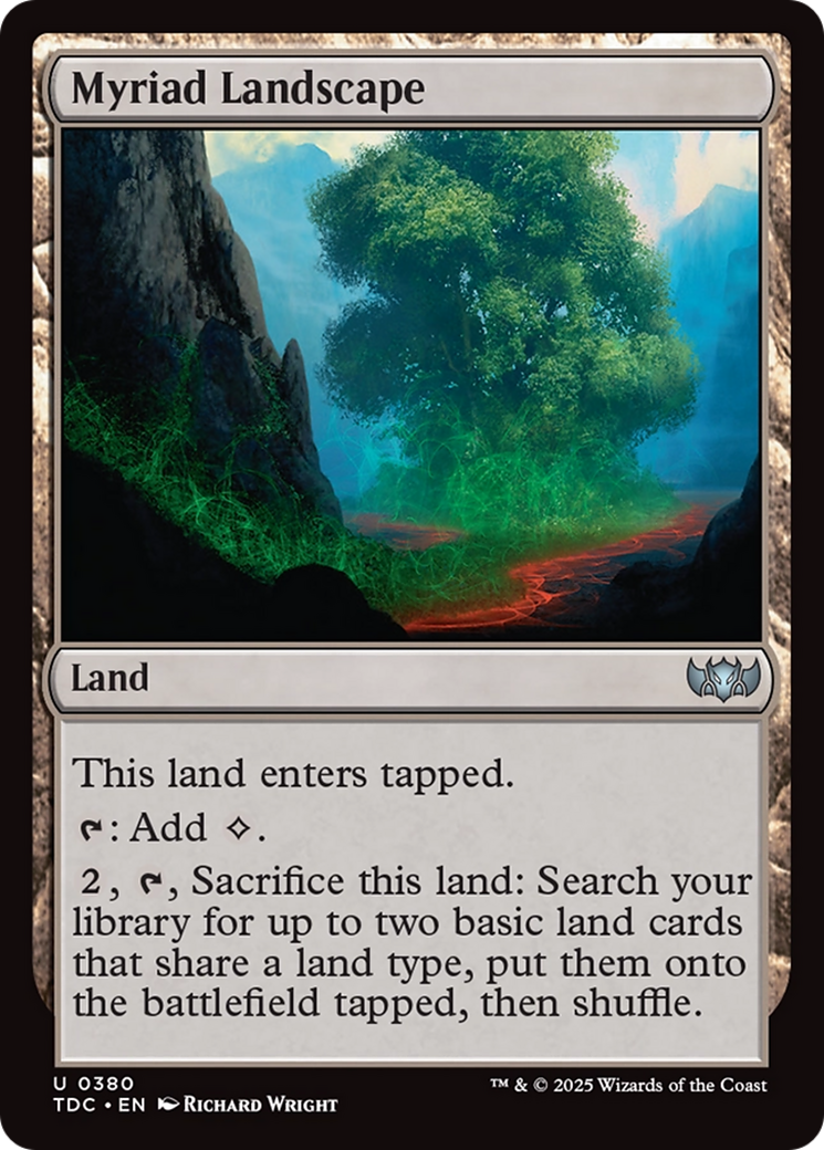 Myriad Landscape [Tarkir: Dragonstorm Commander] | PLUS EV GAMES 