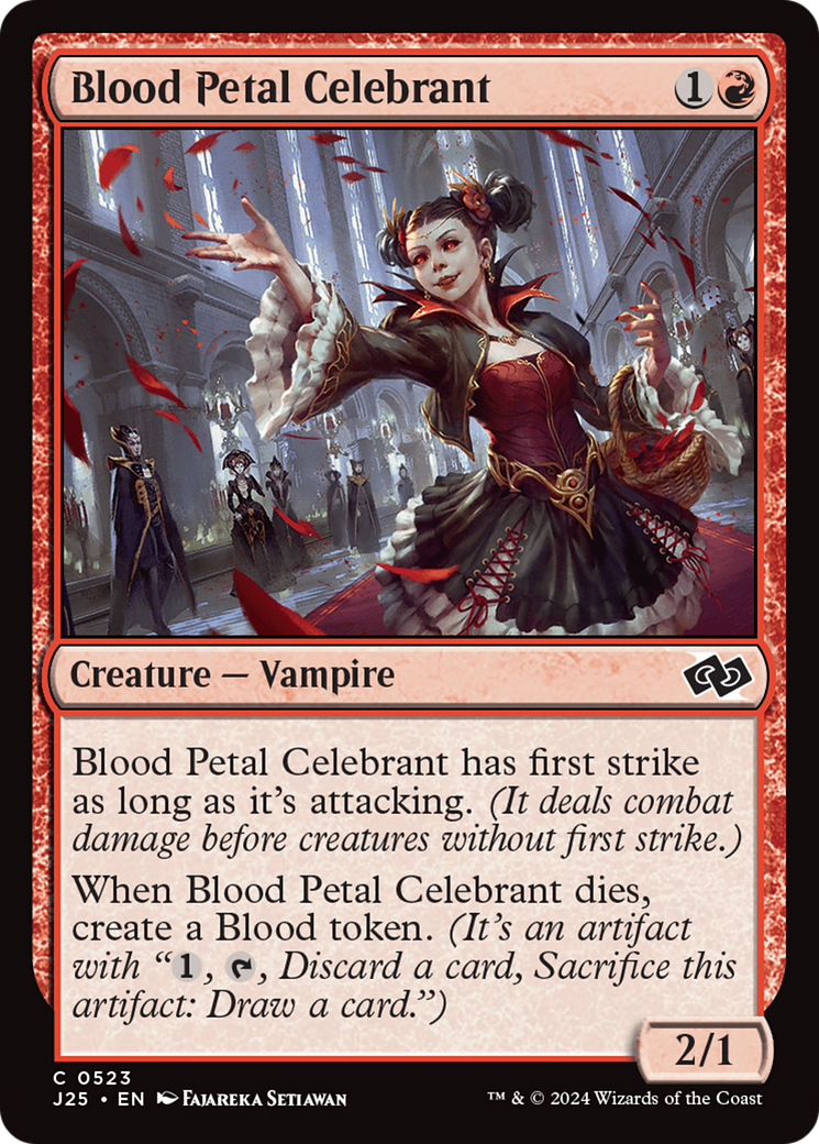 Blood Petal Celebrant [Foundations Jumpstart] | PLUS EV GAMES 