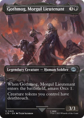 Gothmog, Morgul Lieutenant (Borderless Alternate Art) [The Lord of the Rings: Tales of Middle-Earth] | PLUS EV GAMES 