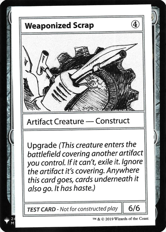 Weaponized Scrap [Mystery Booster Playtest Cards] | PLUS EV GAMES 