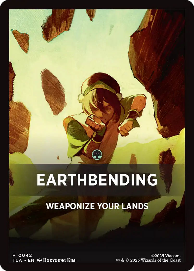 Earthbending Theme Card (0042) [Avatar: The Last Airbender Tokens] | PLUS EV GAMES 