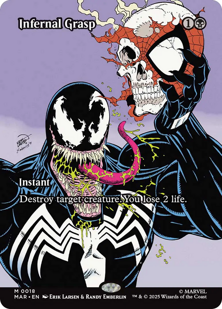 Infernal Grasp (Borderless) [Marvel's Spider-Man: Eternal-Legal] | PLUS EV GAMES 