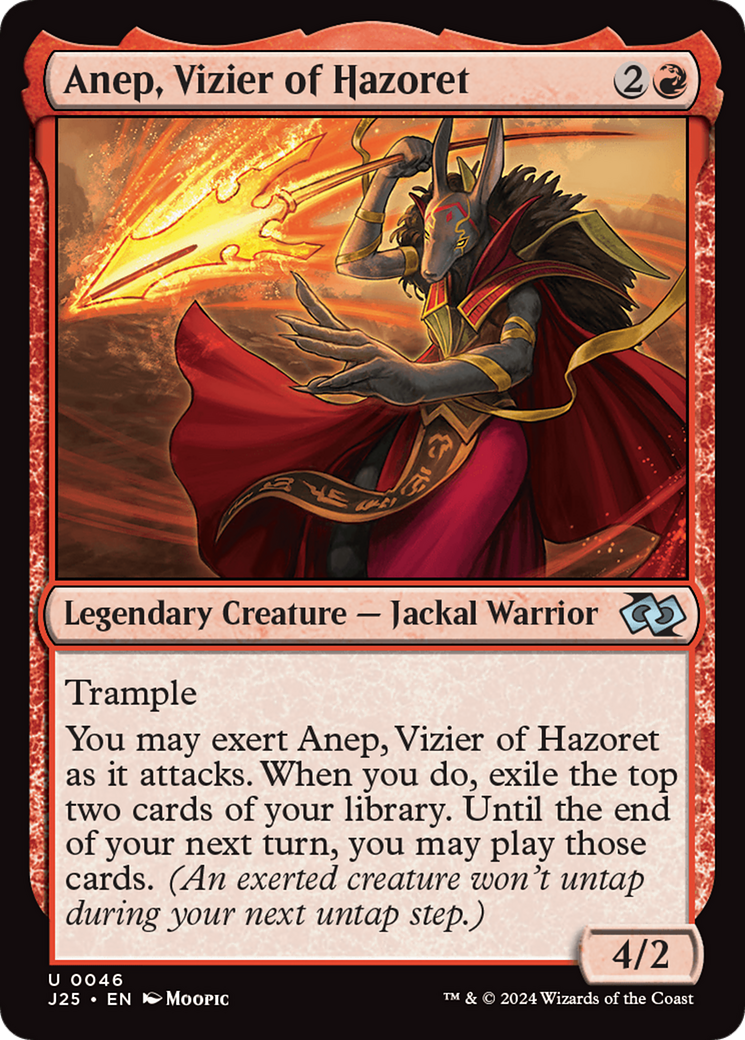 Anep, Vizier of Hazoret (Anime) [Foundations Jumpstart] | PLUS EV GAMES 