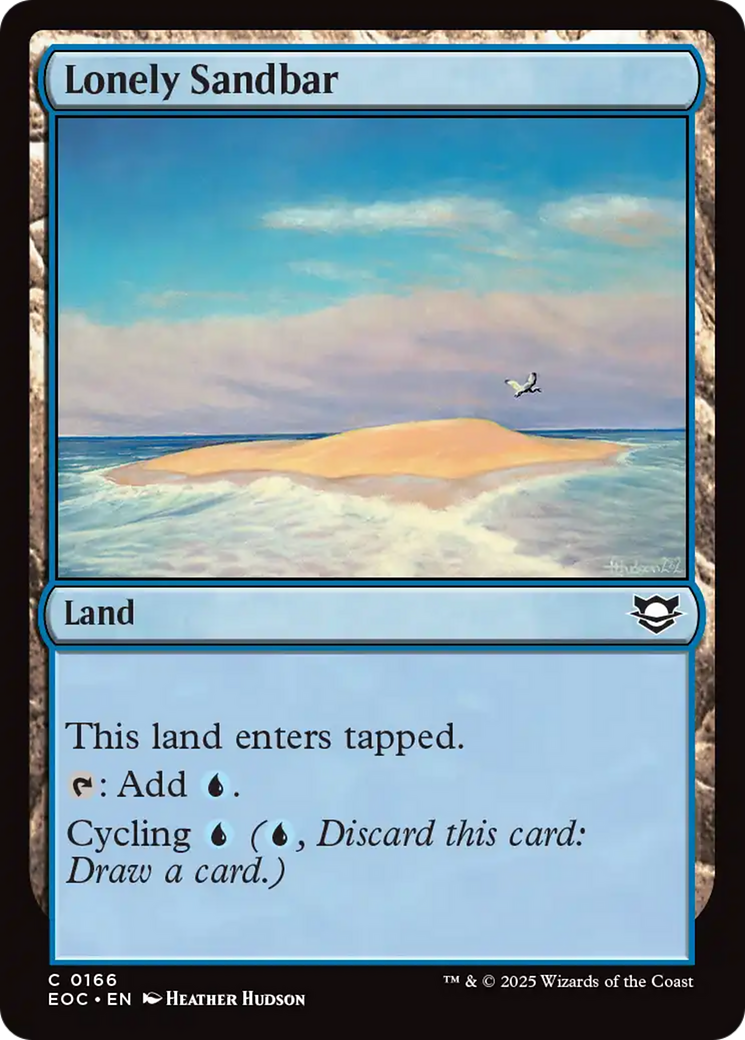 Lonely Sandbar [Edge of Eternities Commander] | PLUS EV GAMES 