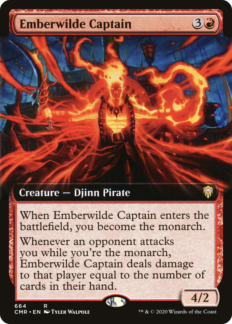 Emberwilde Captain (Extended) [Commander Legends Extended]