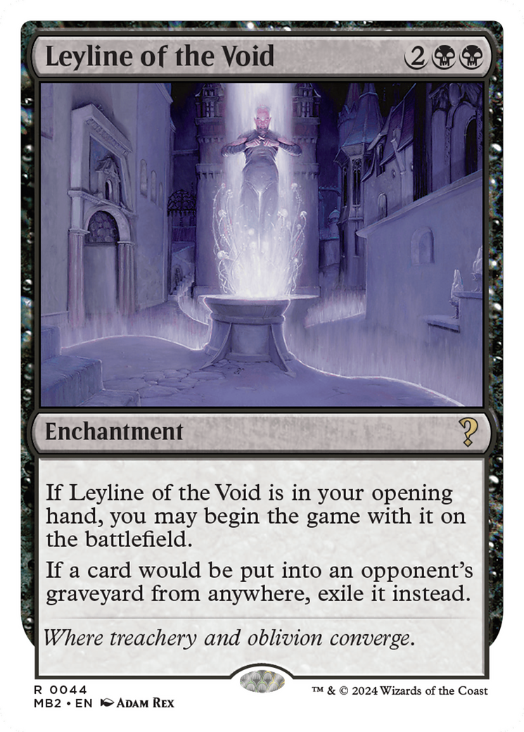 Leyline of the Void (White Border) [Mystery Booster 2] | PLUS EV GAMES 