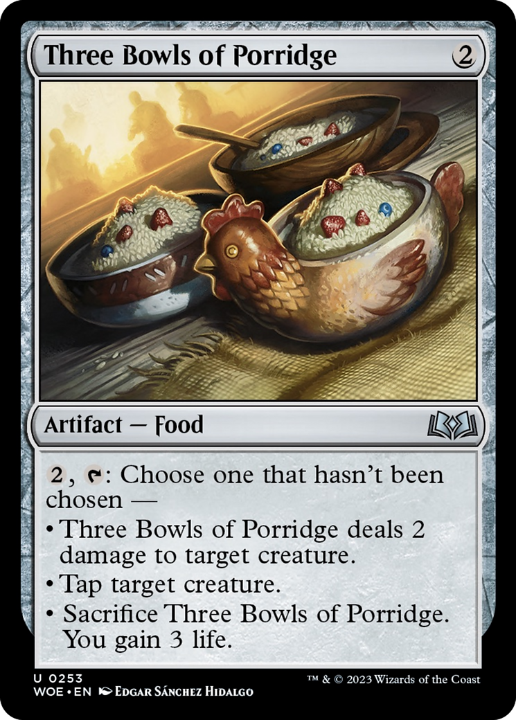 Three Bowls of Porridge [Wilds of Eldraine] | PLUS EV GAMES 