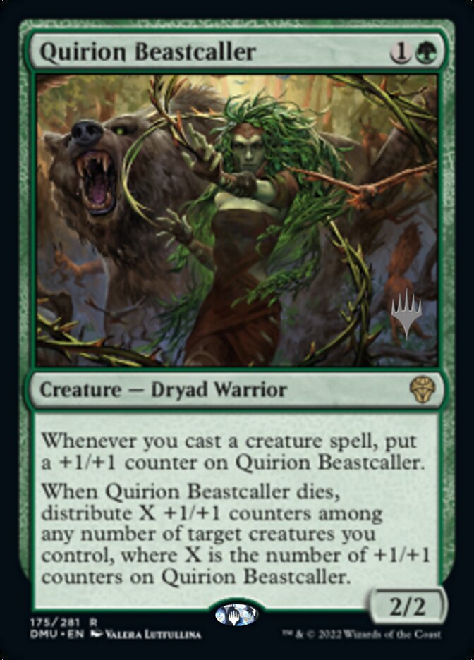 Quirion Beastcaller (Promo Pack) [Dominaria United Promos] | PLUS EV GAMES 