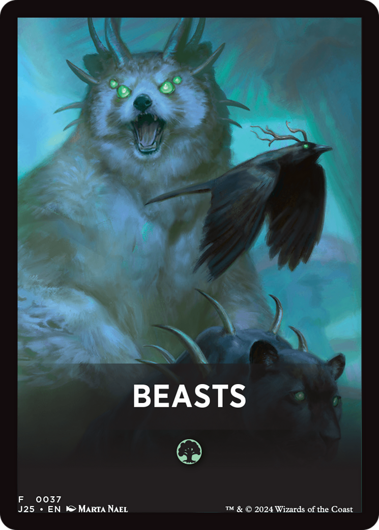 Beasts Theme Card [Foundations Jumpstart Front Cards] | PLUS EV GAMES 