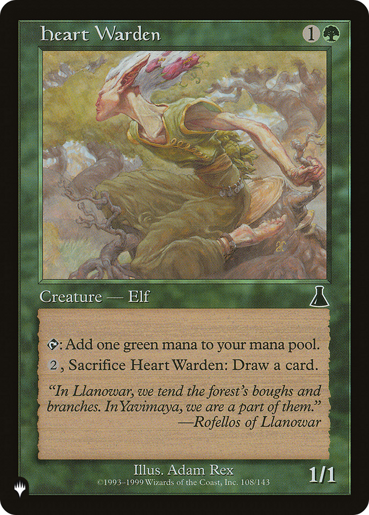 Heart Warden [The List Reprints] | PLUS EV GAMES 