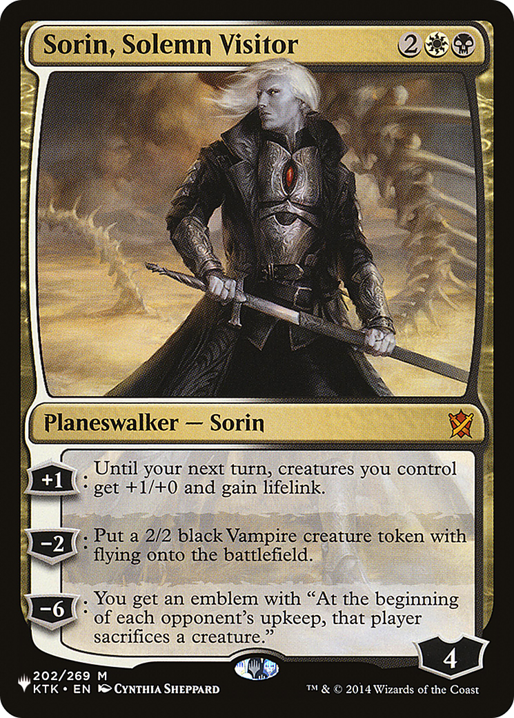 Sorin, Solemn Visitor [The List Reprints] | PLUS EV GAMES 