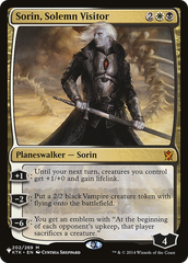 Sorin, Solemn Visitor [The List Reprints] | PLUS EV GAMES 