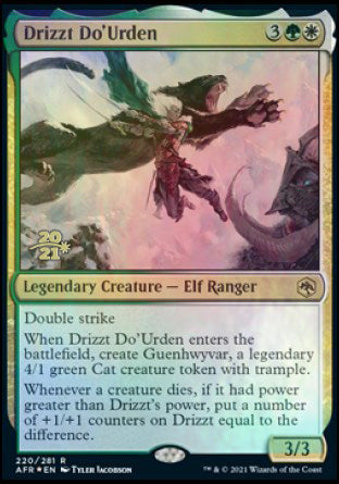 Drizzt Do'Urden [Dungeons & Dragons: Adventures in the Forgotten Realms Prerelease Promos] | PLUS EV GAMES 