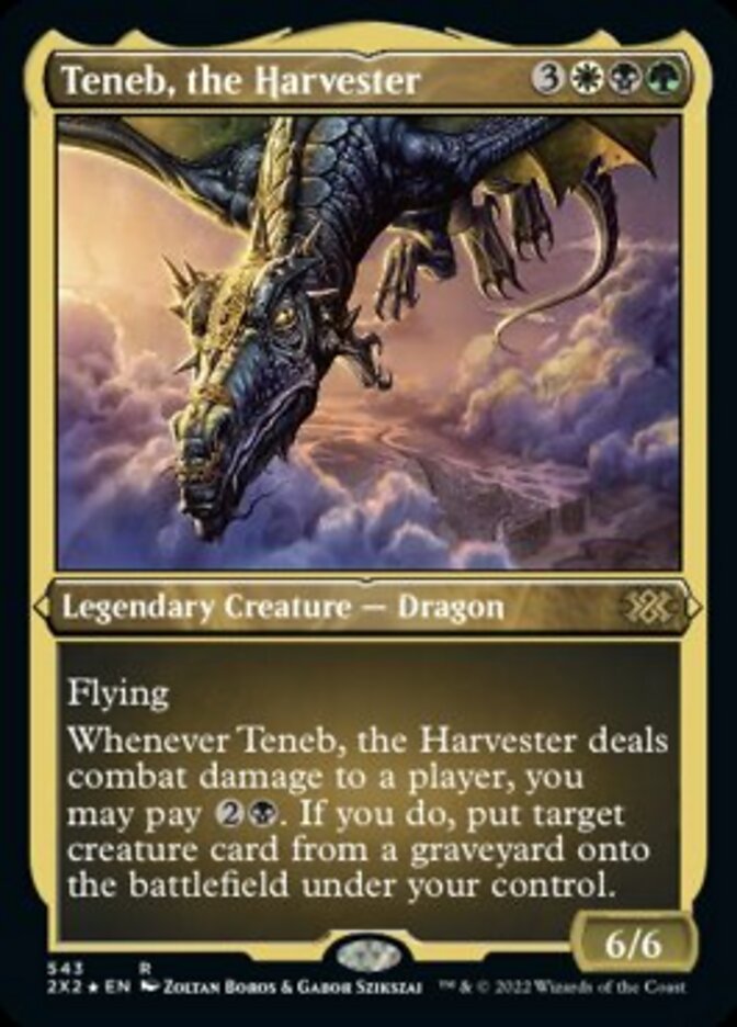 Teneb, the Harvester (Foil Etched) [Double Masters 2022] | PLUS EV GAMES 