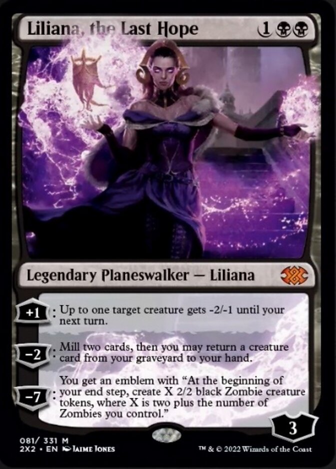 Liliana, the Last Hope [Double Masters 2022] | PLUS EV GAMES 