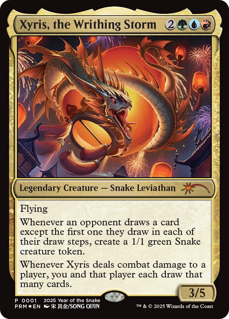 Xyris, the Writhing Storm (Year of the Snake 2025) [Standard Showdown Promos] | PLUS EV GAMES 