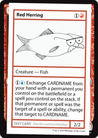 Red Herring (2021 Edition) [Mystery Booster Playtest Cards] | PLUS EV GAMES 