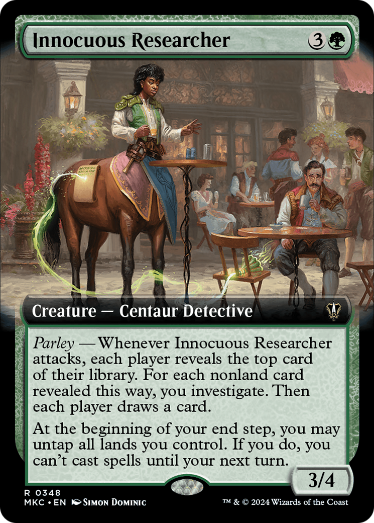 Innocuous Researcher (Extended Art) [Murders at Karlov Manor Commander] | PLUS EV GAMES 